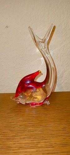 Murano glas skulptur - skulptur, fisch