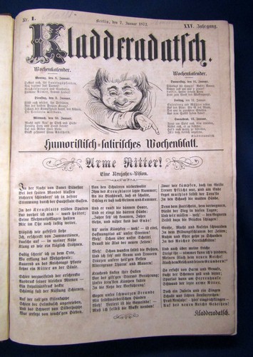 Kladderadatsch jahrgang - kladderadatsch,