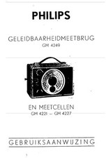 Bedienungsanleitung-Operation Instructions für Philips GM 4249 