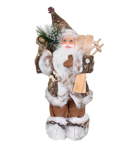 Weihnachtsmann 31cm ski - weihnachtsmann,