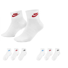 Nike 12 Paar Socken DX5074 Everyday Essential Quater Weiß Schwarz bunt sneaker