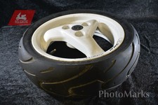 Peugeot Speedfight 1 2 100 Rad Reifen Felge WRC 120/70 12 Original Michelin weiß