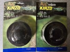 2x Ersatzspule Kinzo 11T7230-1 für Rasentrimmer Kinzo mit Mähfaden 10m x 1,2mm