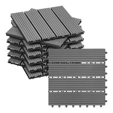 WPC Terrassenfliesen Holzoptik