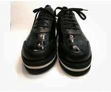 Damenschuhe ALFA Plateau Sneaker 38 schwarz Neuwertig