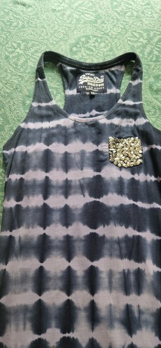 Blau weisses strandkleid - blau,