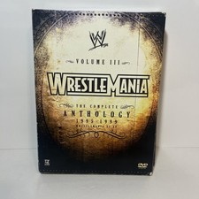 Wrestlemania The Complete Anthology 1995-1999 Volume 3 DVD Set With Inserts
