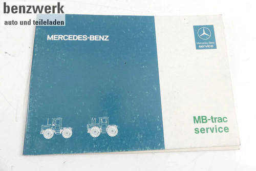 Mercedes trac wartungsheft - mb-trac,