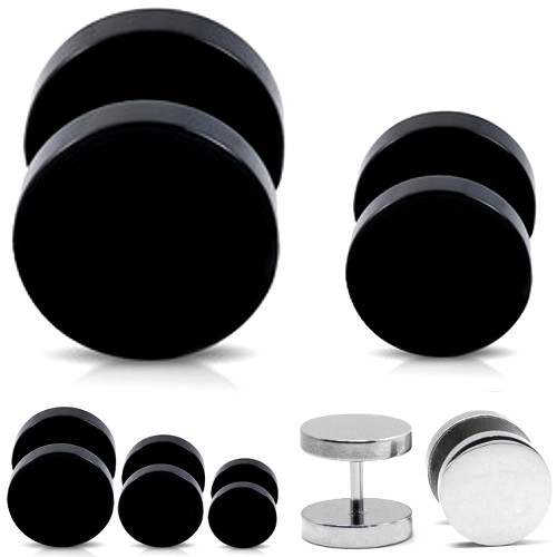 Edelstahl fake plug tunnel - plug,