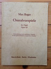 Max Reger Choralvorspiele für
