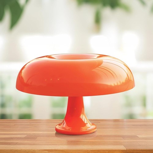 Pilz lampe orange - pilz, mushroom