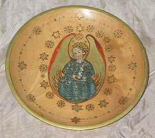 weihnachtlicher Holzteller -