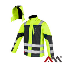 Softshelljacke Warnjacke Arbeitsjacke Eclipse Yellow Softshell Herren Jacke Neu