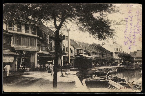 Ansichtskarte batavia straße - ansichtskarte, batavia,
