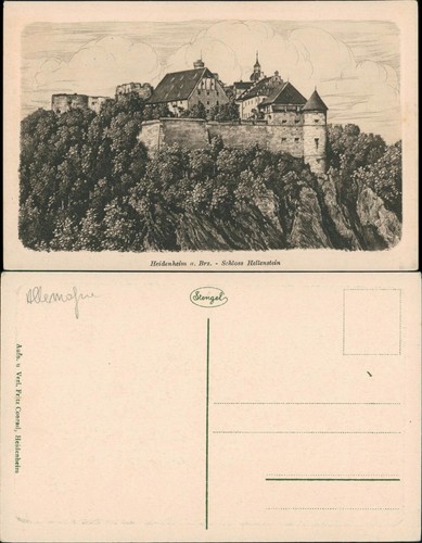 Ansichtskarte heidenheim - heidenheim, an