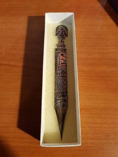 Brieföffner silber peru - briefÖffner, 0,925