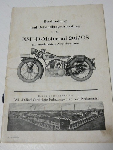 Nsu motorrad 201 - nsu, os