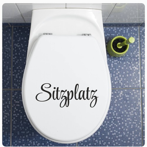 Sitzplatz aufkleber für - sitzplatz, wc