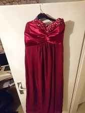 Pinkes Abendkleid lang ohne Träger (korsace art) Größe 38 & 40 Abiye Gece elbise