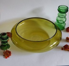 Große grüne IKEA Glasschale - toll als Obstschale, für Pflanzen oder Deko