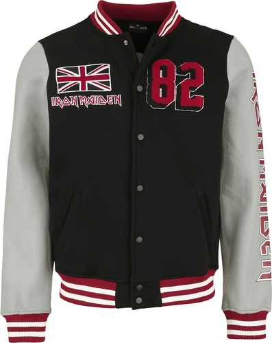 Iron maiden collegejacke - iron,