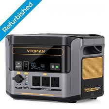 VTOMAN Tragbare Powerstation 1000W Solargenerator 828Wh LiFeP04 für Camping