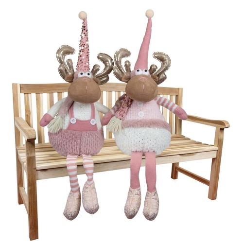 Elch 36cm rosa pärchen - 36cm, (70cm)