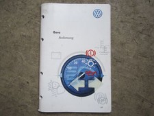 Bedienungsanleitung Betriebsanleitung VW Bora Anleitung