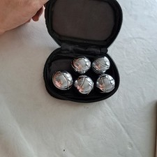 5 METALLKUGELN BOULE KUGELN BOCCIA ODER ALS Murmeln Spielen