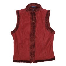 CHAPS Damen Rot Kunstwildleder