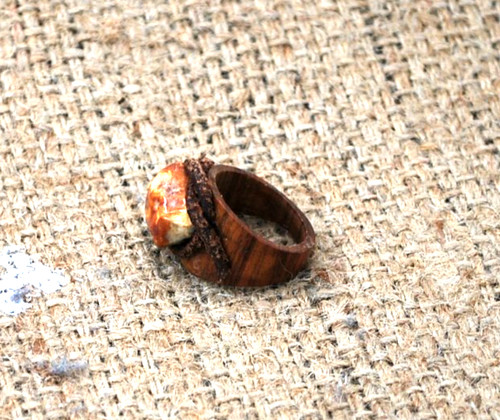 Ring olivenholz - ring,,