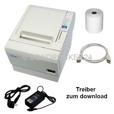Bondrucker Epson TMT TM-T 88 III USB weiss Kassendrucker Thermopapier 80mm