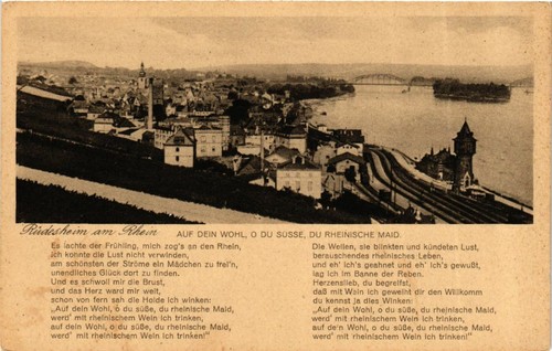 Rüdesheim auf dein - ak,