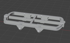 Fahrwerk Typ 2 für Feldbahn Lore Spur 1F kurzer Radstand