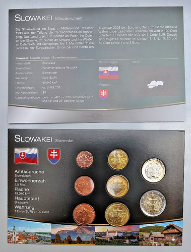 Slowakei kms kursmünzensatz - slowakei:,