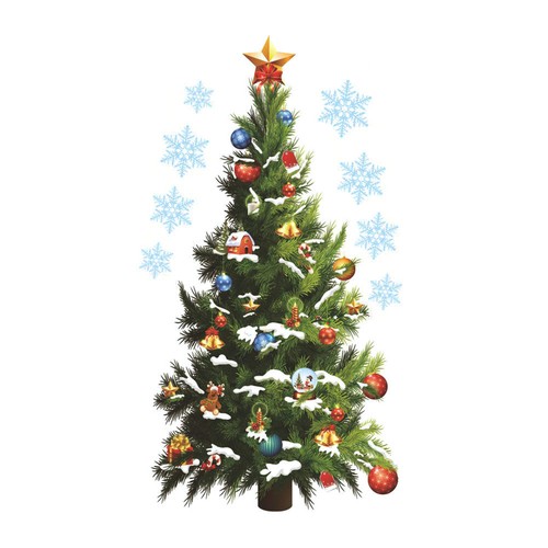 Wandtattoo weihnachtsbaum - wandtattoo,