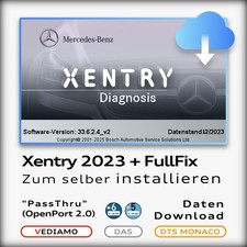 ⭐️ XENTRY 2023 Mercedes StarDiagnose (VCI J2534 OpenPort 2.0) -FULL DOWNLOAD  💾