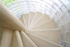 Holz Treppen Anti Rutsch Streifen 5 cm breit gummierte Struktur transparent rund