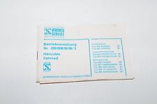 Fahrrad Alassio VARENA etc.HERCULES BETRIEBSANLEITUNG VINTAGE RETRO