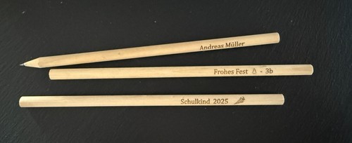 Bleistift personalisiert aus