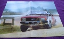 Rallye Racing Mittelposter von 11/1978  Rallye Audi 80 GTE, B2