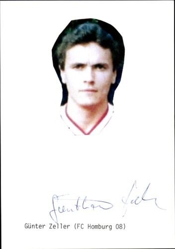 Autogramm fußballer günter - fußballer,