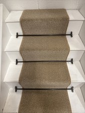 TEPPICH TREPPENLÄUFER 20 STUFEN, 50cm breit, strapazierfähig, bleichmittel reinigbar