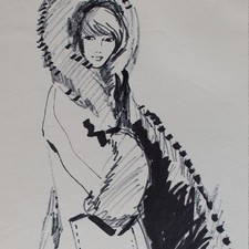 Modezeichnung Frauenmode