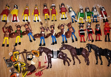 Play-Big Konvolut Ritter und Wickinger / 23 Figuren / 3 Pferde