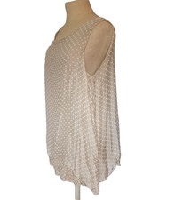 Damen Chiffon Top Beige 💙