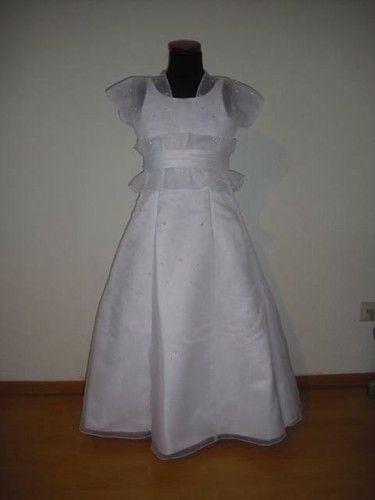 Kommunionkleid 134 weiß - ,,
