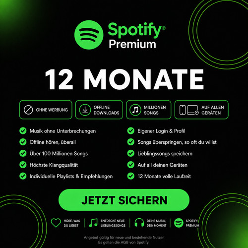 Spoti premium monate - premium, 12