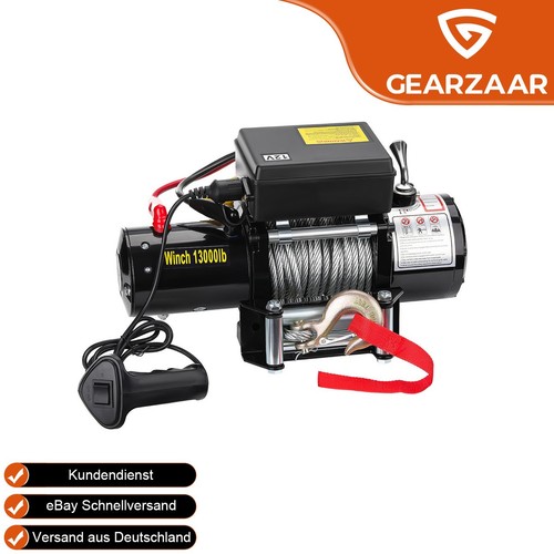 Seilwinde 12v mit stahlseil - mit,