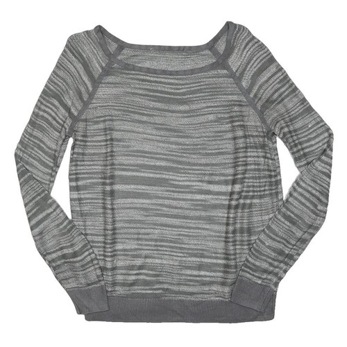 Grau gestreiftes damenoberteil - grau,
